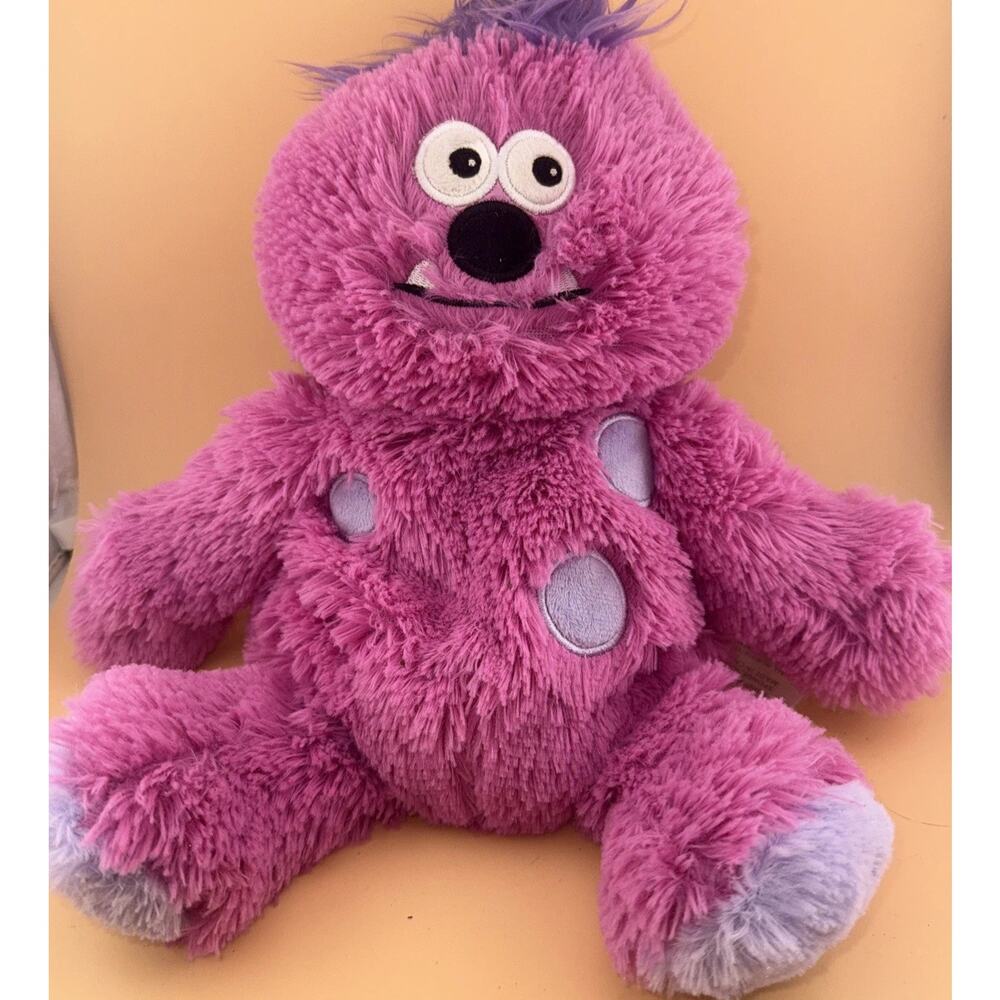 Warmies Cozy Plush - Pink Monster 13" Hot Cold Therapy Microwavable Heatable Toy